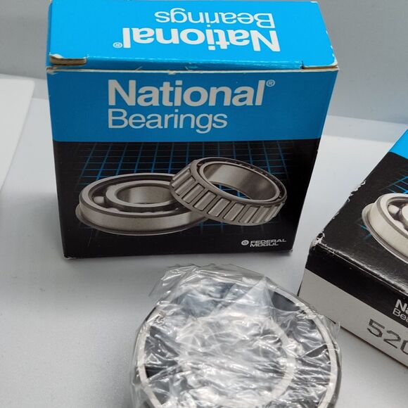 LOT OF (2) NEW IN BOX! FEDERAL MOGUL DOUBLE ROW BALL BEARINGS 5204-KZZE - Picture 3 of 6